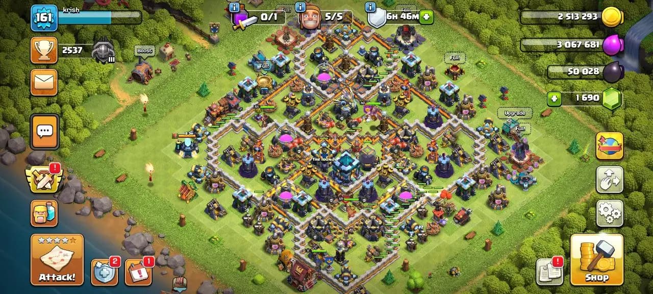 [#755] SEMI-MAX TH 13 | 59-65-32-40-11 HEROES | 145 CWL MEDALS | FREE RENAME | INSTANT DELIVERY