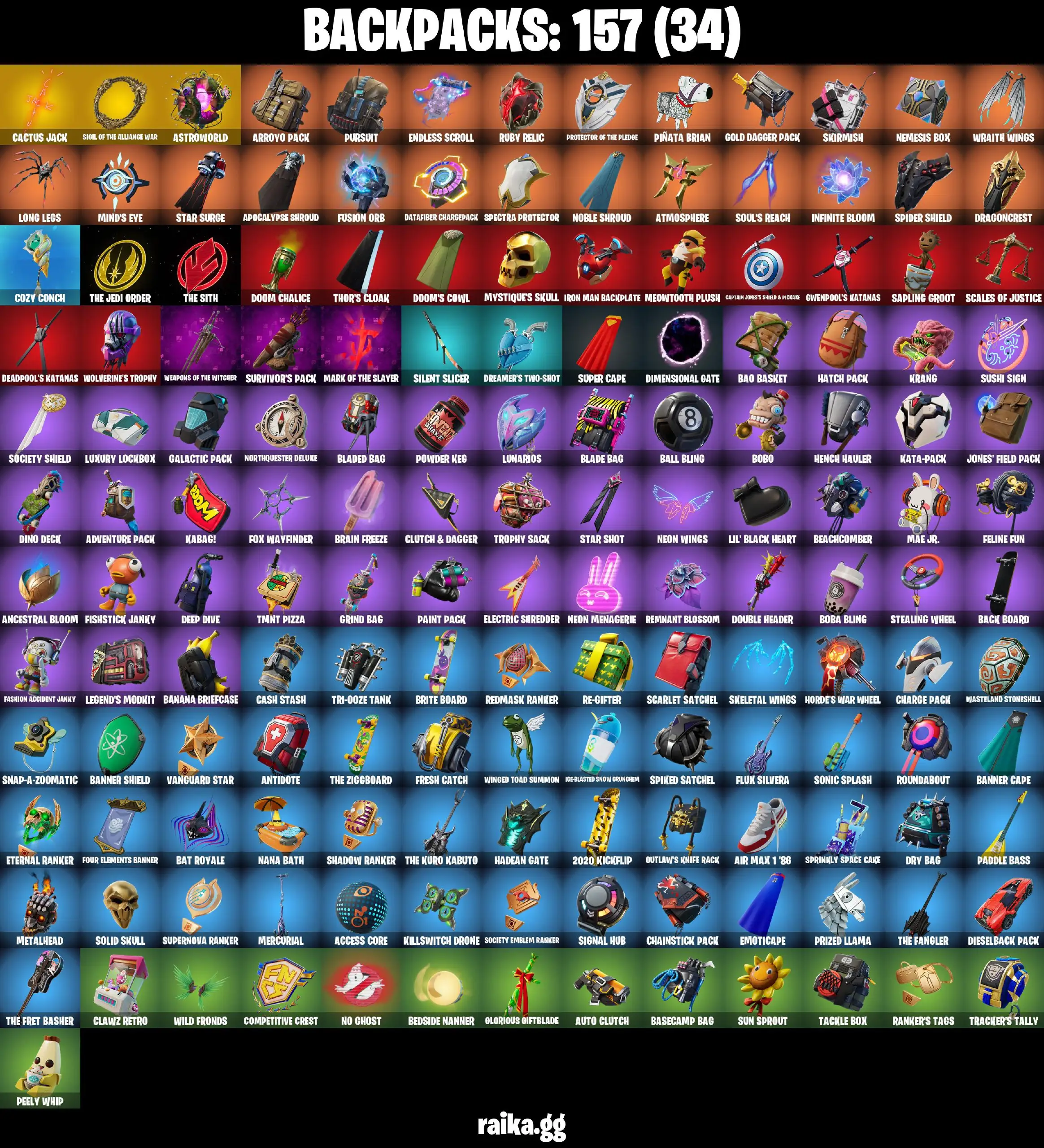 [PC/PSN/XBOX] 94 skins | Travis Scott | Rue | OG STW  Astro Jack | Gold Midas | Gold Brutus | Sultura | Kado Thorne | The Ageless | Joltara