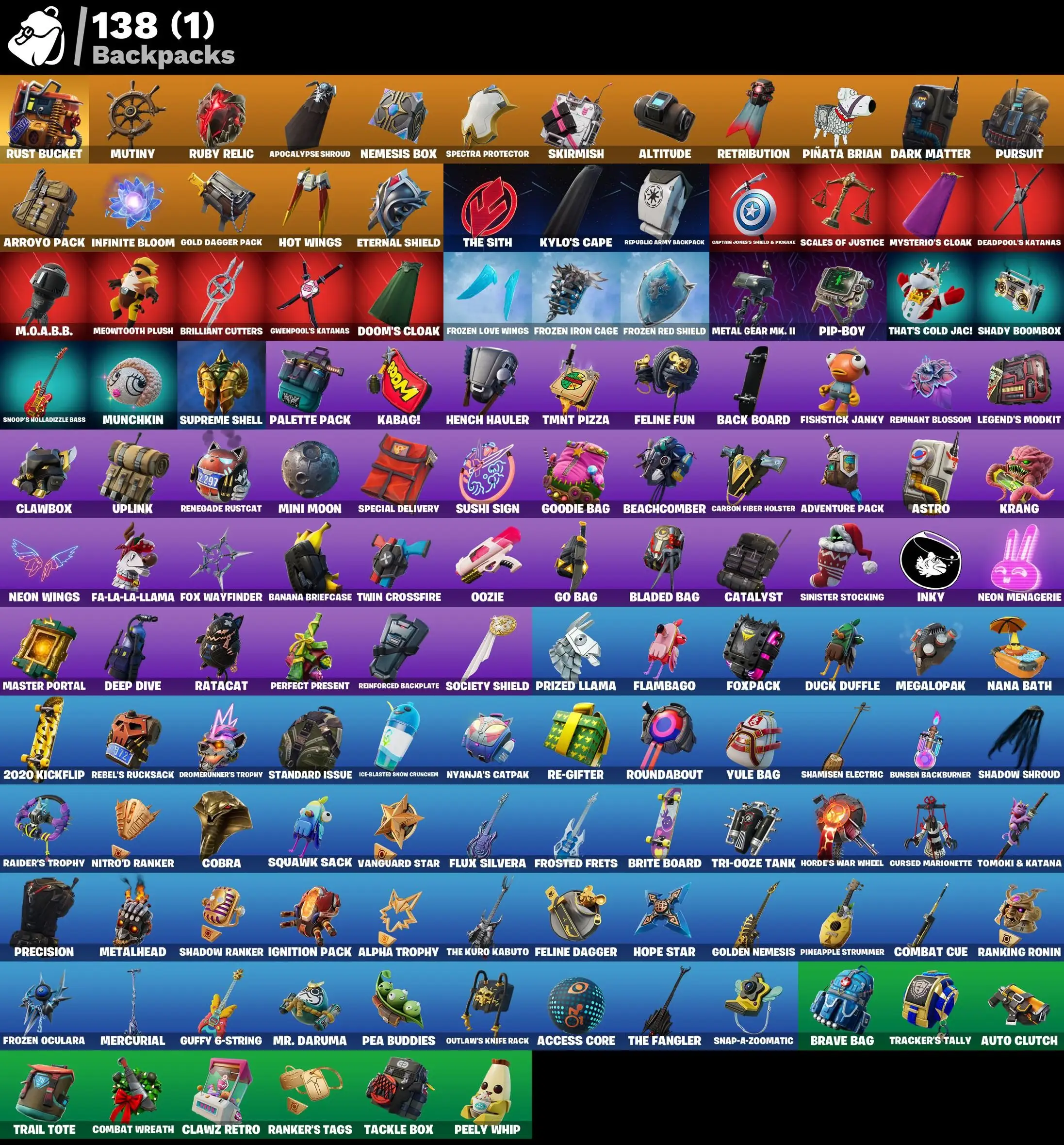 125 skins | OG STW | Elite Agent | Take The L | Renegade Raider | Gold Brutus | Gold Midas | Rogue Agent | Catalyst | Carbide | Spectra Knight | 380 VB