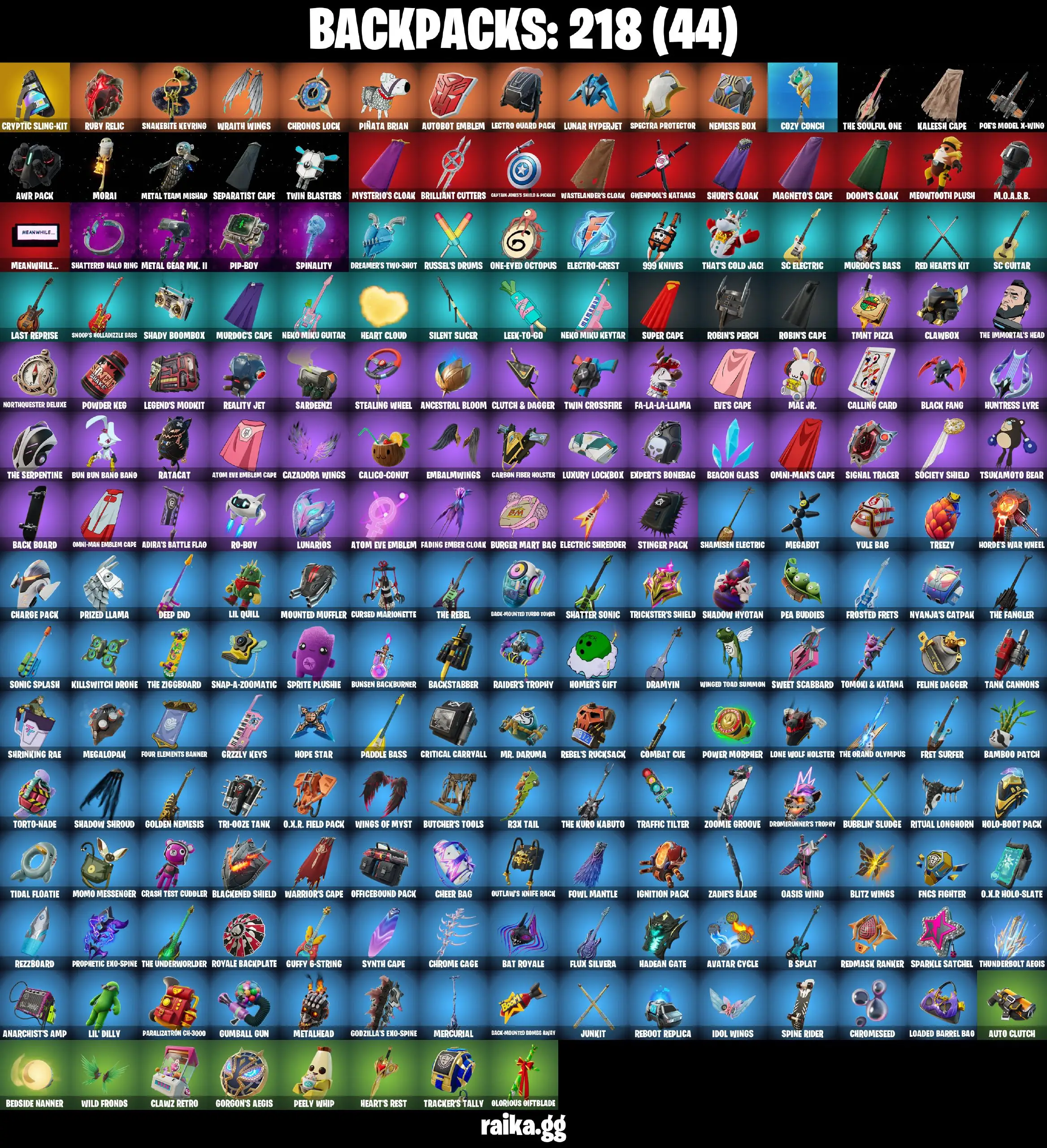 [PC/PSN/XBOX] 162 STACKED Skins | Subzero Cryptic | Invincible | Burning Ambition Valeria | Collector Kado Thorne | The Batman Who Laughs | Yellow Jacket | Sabrina Carpenter | 700 VB