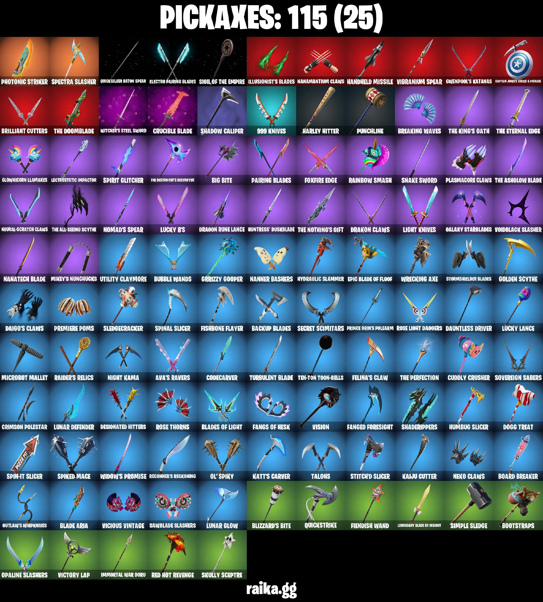 [PC/XBOX/PS] 133 skins | Naruto Uzumaki | Galaxy Grappler | Nite Gunner | Instinct | Capper | Stray | Renegade Lynx | Phantasm | 800 VB