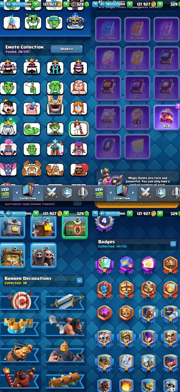 [COMBO COC AND CR] TH13 🤏DECENT👑LEV-41 / 4-YEARS OLD ACC👑2-EVO CARDS😎8- MAX CARDS❤️7542-TROPHIES🏆KT-13💫ARENA-20💥38 EMOTS🫧CHEAP👀INSTANT DELIVERY GUARANTEED🚚✅