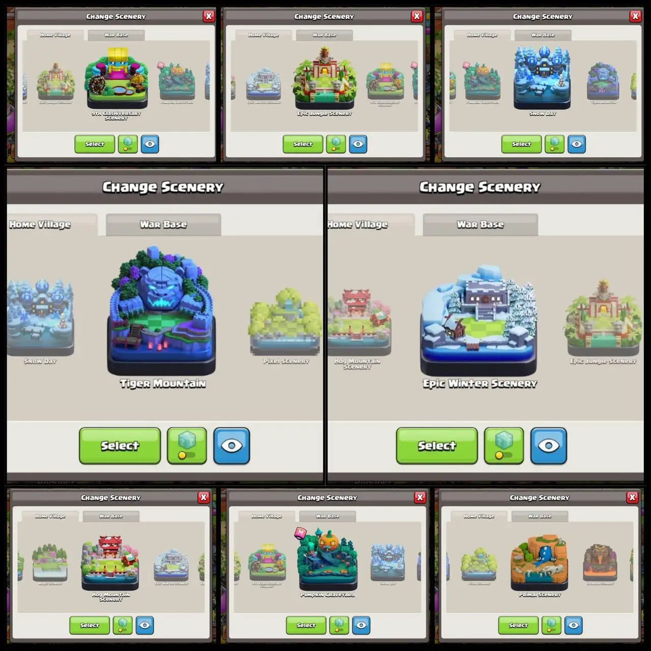💥 TH17 FULL MAX | 208 GLOBAL⭐ | 5.4K WAR STARS 💥 40 K🏆HEROES & PETS MAX 🐾 | STACKED OBSTACLES 🌴 | 90 SKINS 🎭 | 26 SCENERIES 🌄 | EQUIPS MAXED 🛡️ | FAST DELIVERY 🚚
