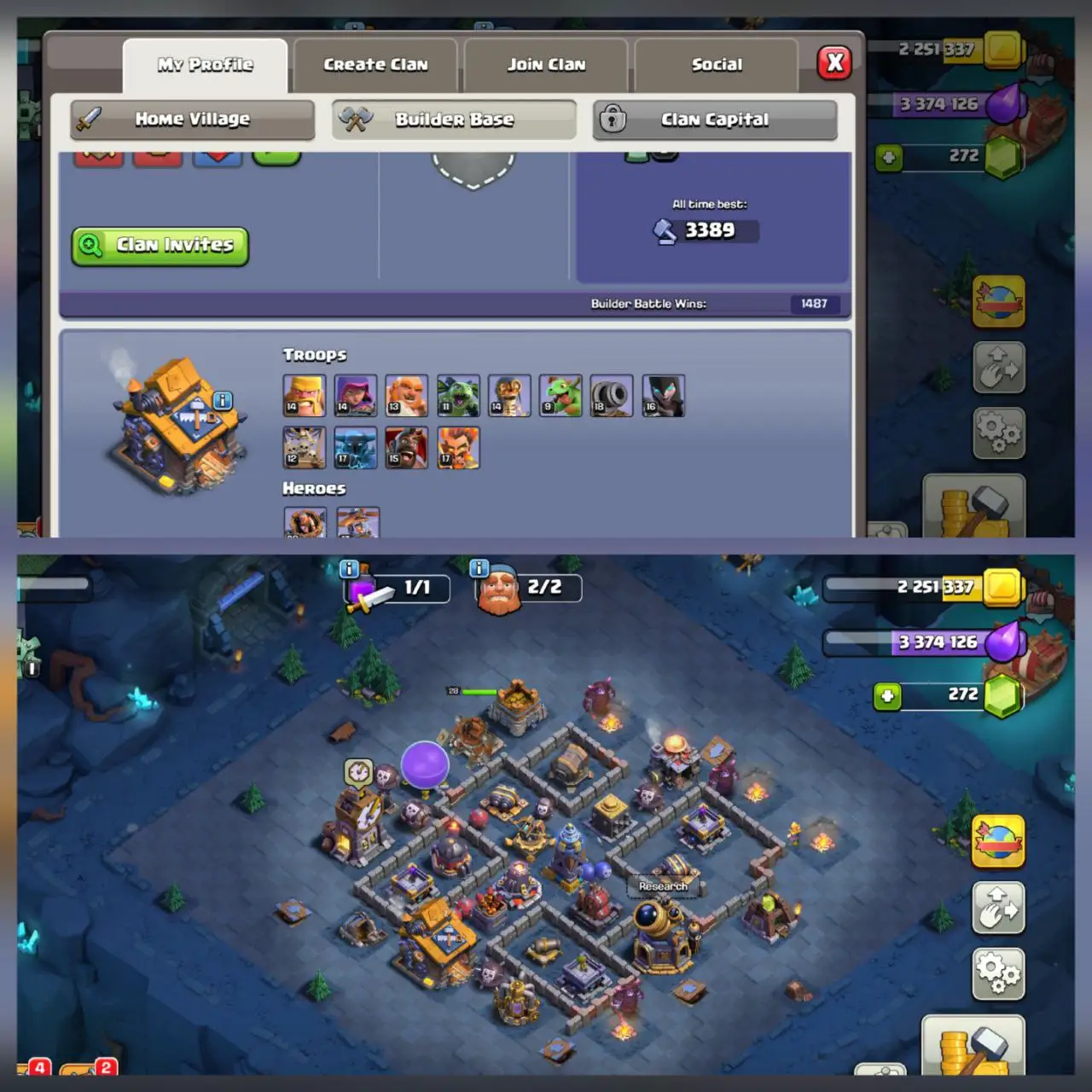 ⚔️ TH16 WARRIOR ACCOUNT ⚔️ | HEROES BUILT 36/49/40/21/17 👑 | EQUIPMENT READY ⚙️ | MAGIC ITEMS PACKED 🎁 | INSTANT TRANSFER 🚀
