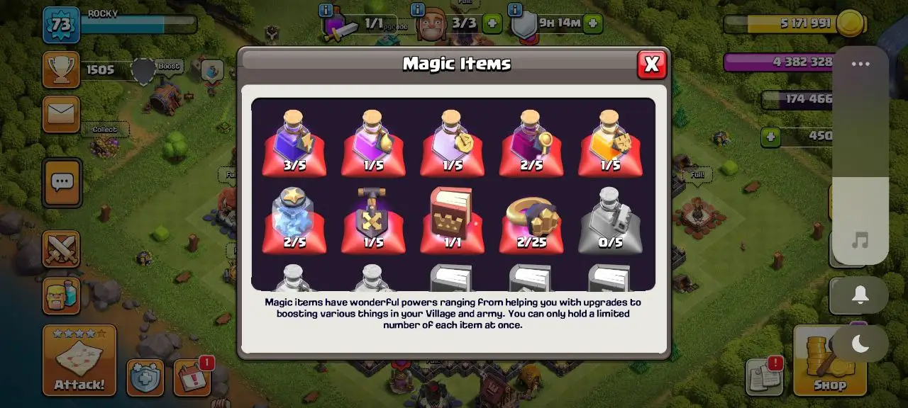 [#718] BEGINNERS TH 12 | 35-34-21-10 HEROES | SOME MAGIC ITEMS | 500 RENAME | INSTANT DELIVERY