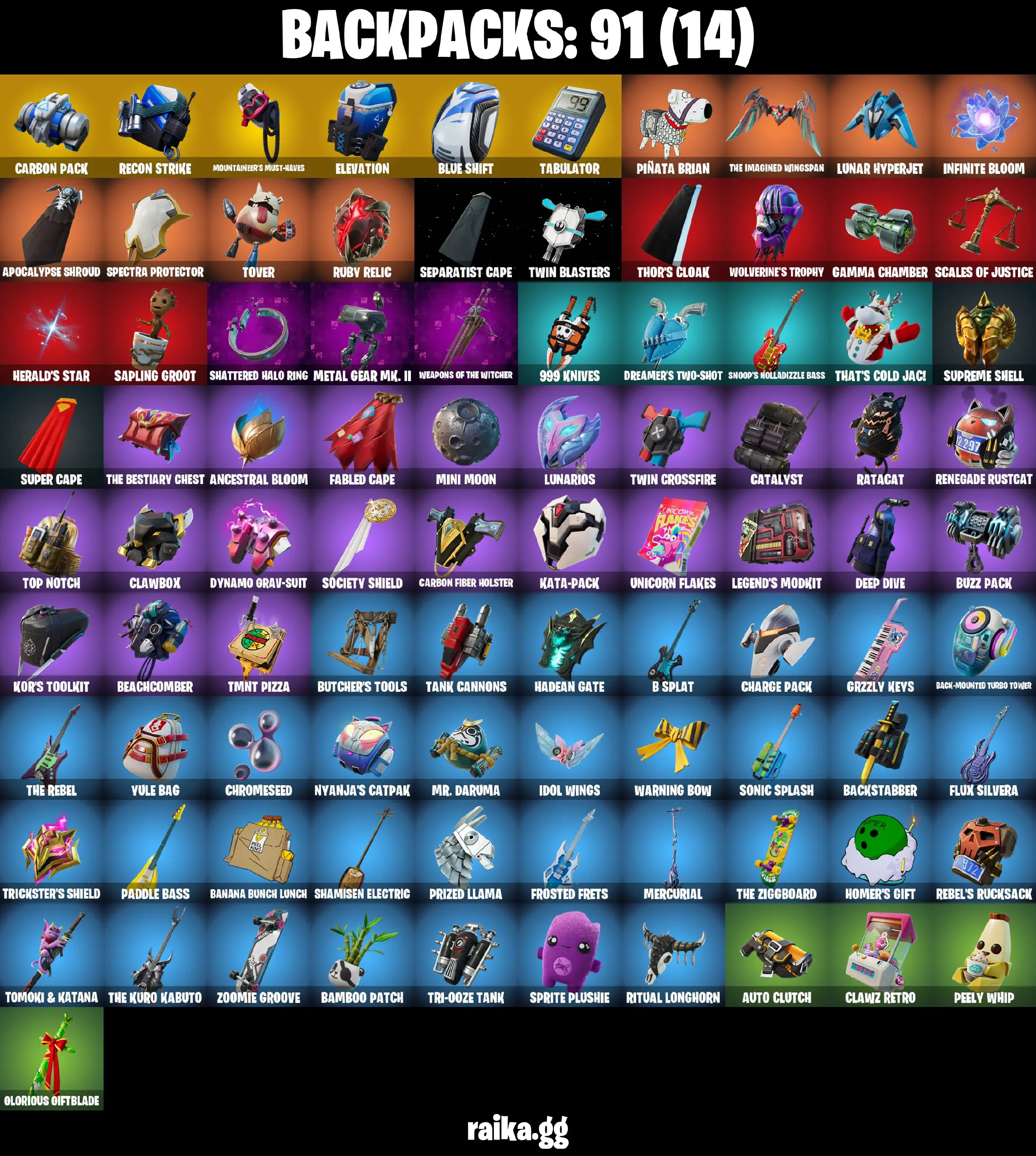 [PC/PS/XB/NIN] 61 skins 🔥 OG STW 🔥 Rogue Agent | Renegade Lynx | Cloud Striker | Blue Striker | Trilogy | Prodigy | Blizzard Bomber |