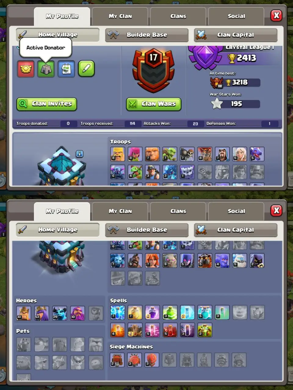 [#779] SEMI-MAX TH 13 | 41-53-29-10 HEROES | SOME MAGIC ITEMS | 500 RENAME | BEST EQUIPMENT | INSTANT DELIVERY