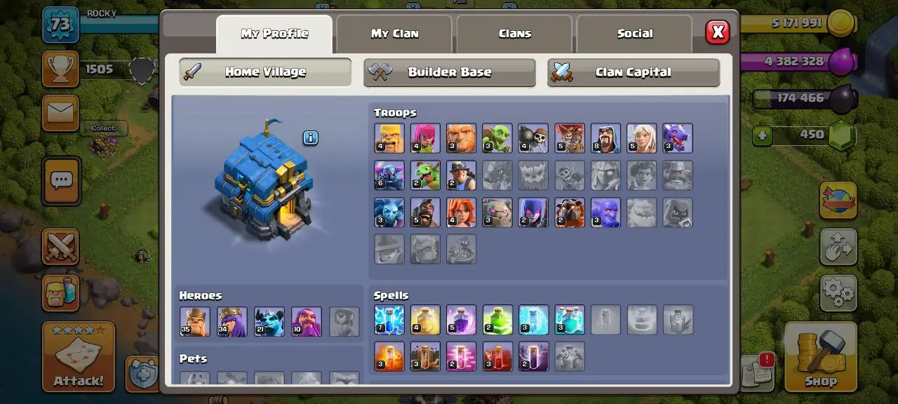 [#718] BEGINNERS TH 12 | 35-34-21-10 HEROES | SOME MAGIC ITEMS | 500 RENAME | INSTANT DELIVERY