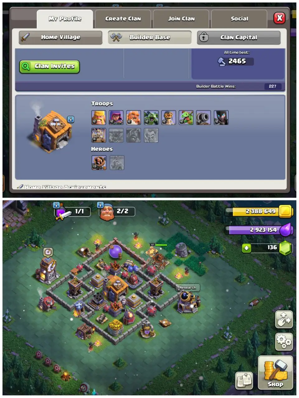 🎮 TH12 WITH RARE DECOR | 2015 XMAS TREE 🎄 | HEROES 50/52/30/21 | 542 WAR STARS ⚔️ | NAME CHANGE READY 📝 | QUICK DELIVERY 🚛