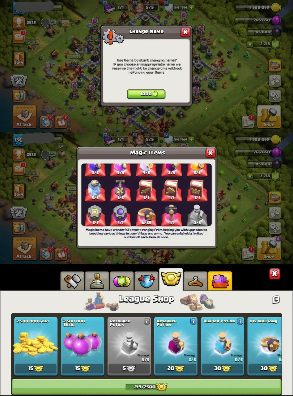 🔥 VERY GOOD TH13 🔥 | HEROES 48•49•27•20•2 👑 | MAGIC ITEMS STACKED 🎁 | EQUIPMENT READY ⚙️ | NC 1000 ✏️ | INSTANT DELIVERY ⚡️