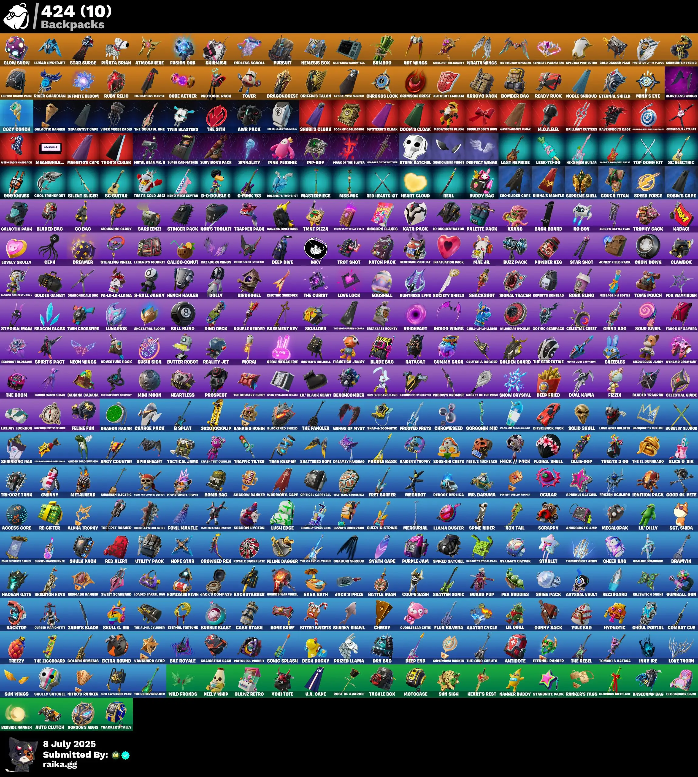 🎮 373 Skins · 75 Paid · ⚡ Mega Stacked | Darth Vader, Peter Griffin, Gwenpool, Optimus Prime & More!