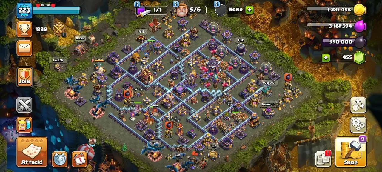 💣 TH15 MONSTER BASE 💣 | HEROES 79-80-50-55-30 👑 | 5502 ATB 📈 | WAR STARS 2K+ ⚔️ | MAXED MAGIC ITEMS 🎁 | DELIVERY NOW ⚡️