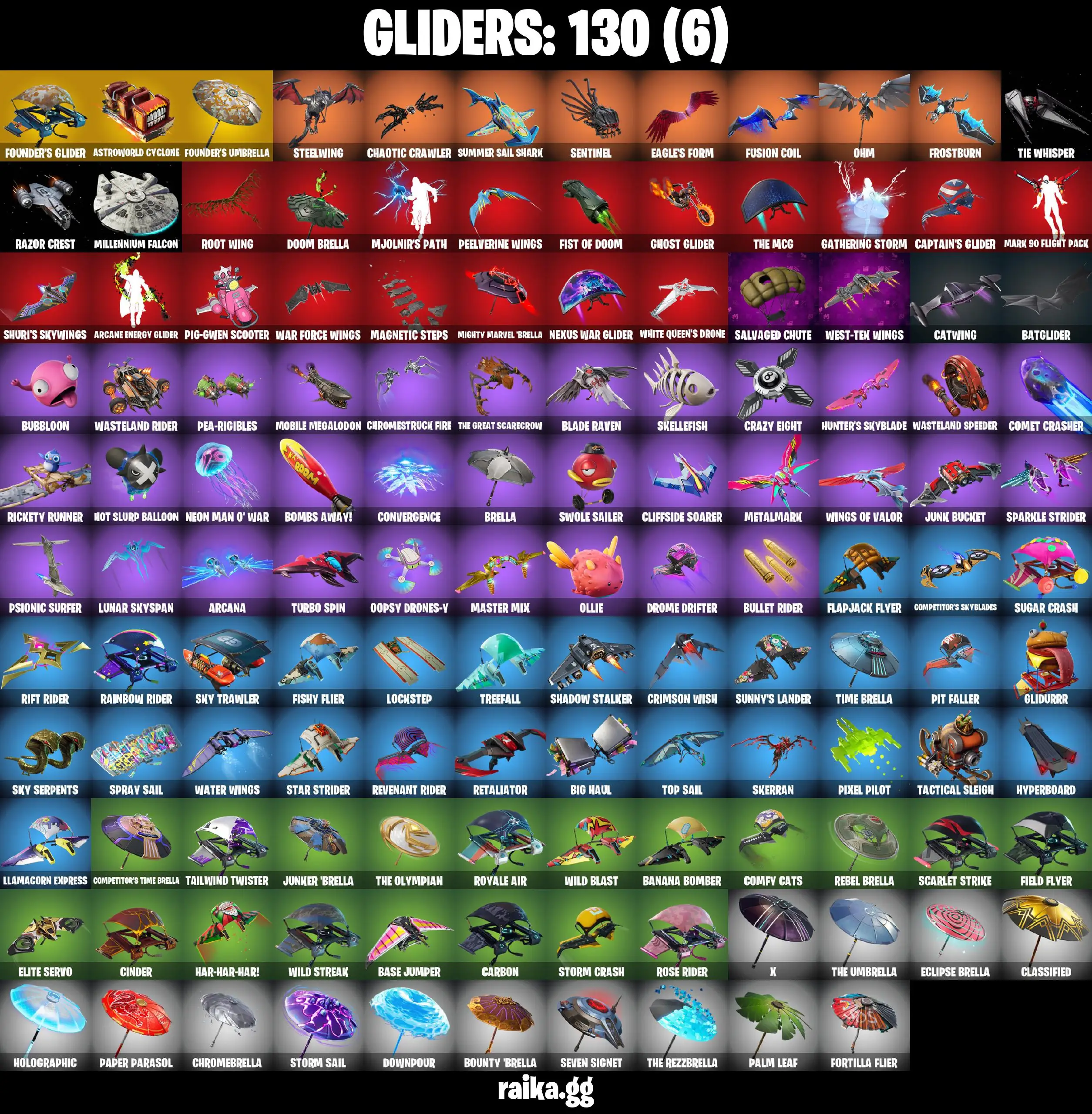 [PC/PSN] FA 138 skins | The Reaper | Merry Mint Axe | OG STW | Elite Agent | Take The L | Gold Midas | Gold Brutus | Paradigm (Reality-659)