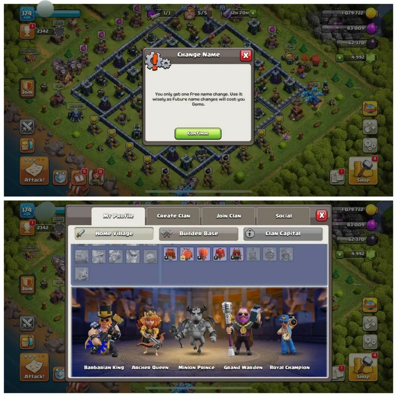 {STRONG ACCOUNT} TH13 SEMI MAX⚡️XP-174⚡️HERO 63-73-48-17⚡️DARK BLUE WALLS⚡️1319 CWL MEDALS⚡️MAGIC ITEMS ⚡️ FREE NAME CHANGE⚡️INSTANT DELIVERY 🚚
