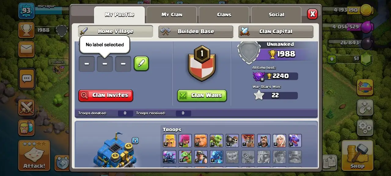 [#1311] SEMI-MAX TH 12 | 37-30-23-13 HEROES | SOME MAGIC ITEMS | FREE RENAME | INSTANT DELIVERY