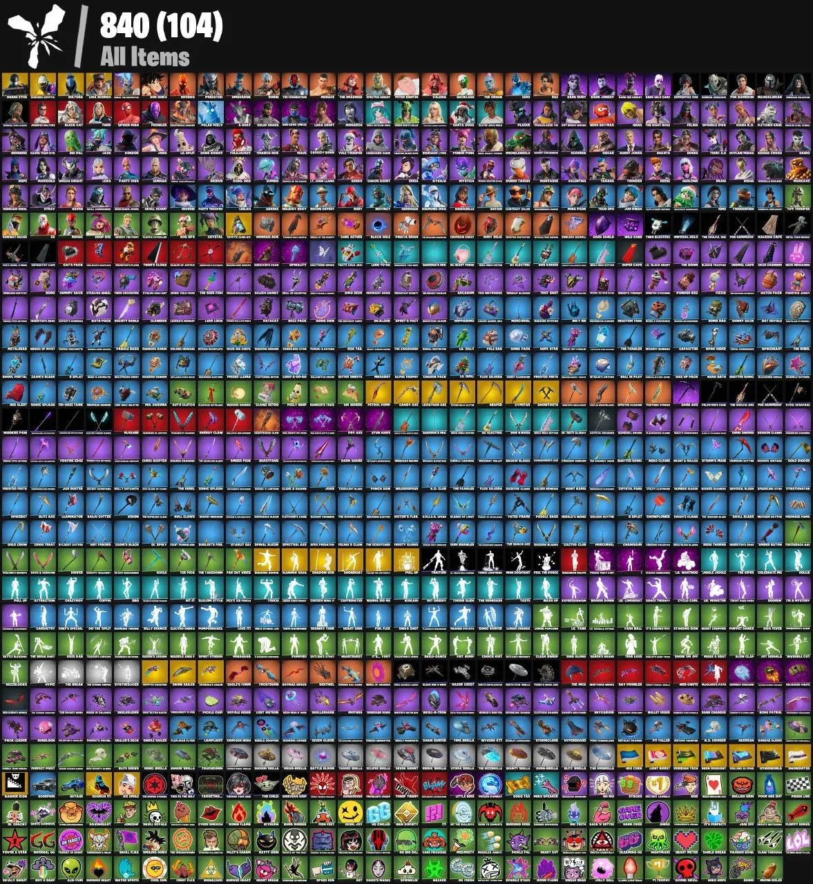 [PC/PSN] 153 skins | Leviathan Axe | Sultura | Lina Scorch | Subzero Cryptic | Snake Eyes | Clawz Retro | Wasteland Stoneshell | Sir Beurre | Cryptic Sling-kit