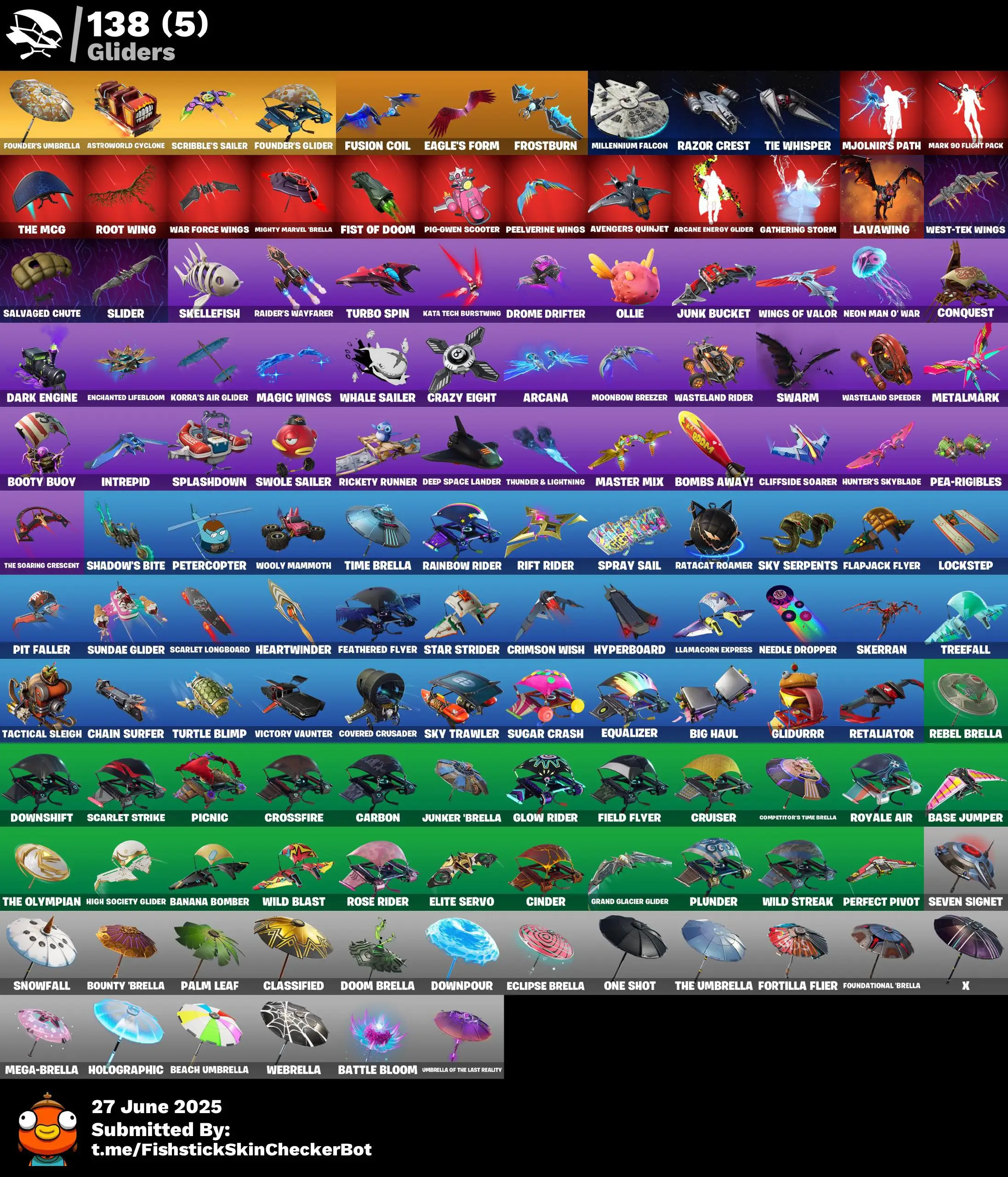 242 Skins · 66 Paid · Stacked OG + Iconic | IKONIK, Galaxy Grappler, Rose Team Leader, Peter Griffin, Goku Black & More 🔥