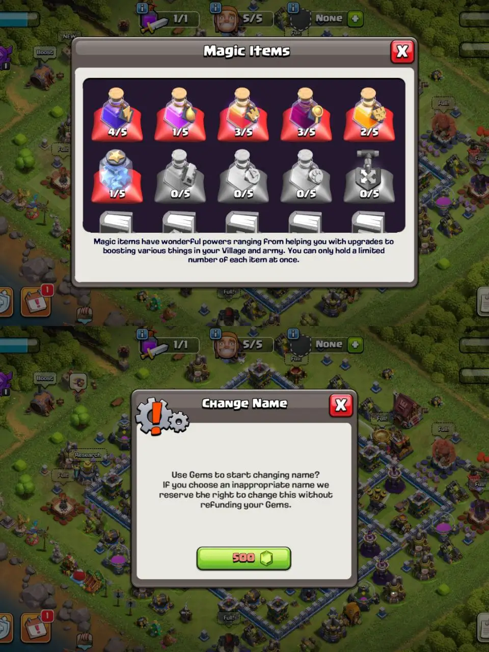 [#779] SEMI-MAX TH 13 | 41-53-29-10 HEROES | SOME MAGIC ITEMS | 500 RENAME | BEST EQUIPMENT | INSTANT DELIVERY