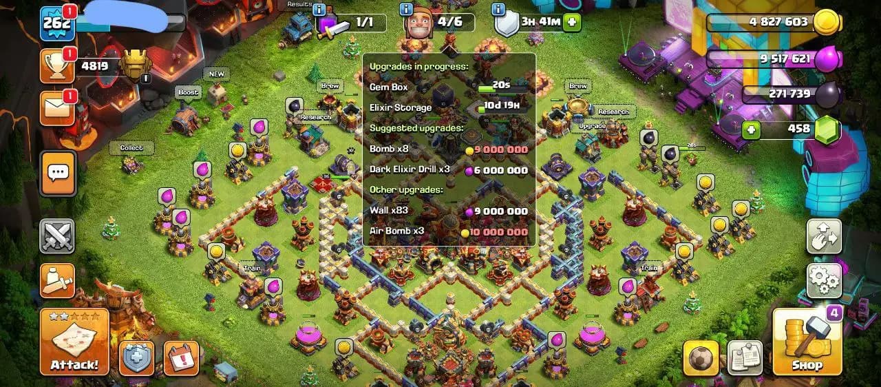 🏆 TOP 500 GLOBAL BASE 🏆 | TH16 MAX 💣 | 3941 WAR STARS ⚔️ | 28 SKINS UNLOCKED 🎭 | CLASHIVERSARY SCENERIES 🎉 | INSTANT DROP 📩