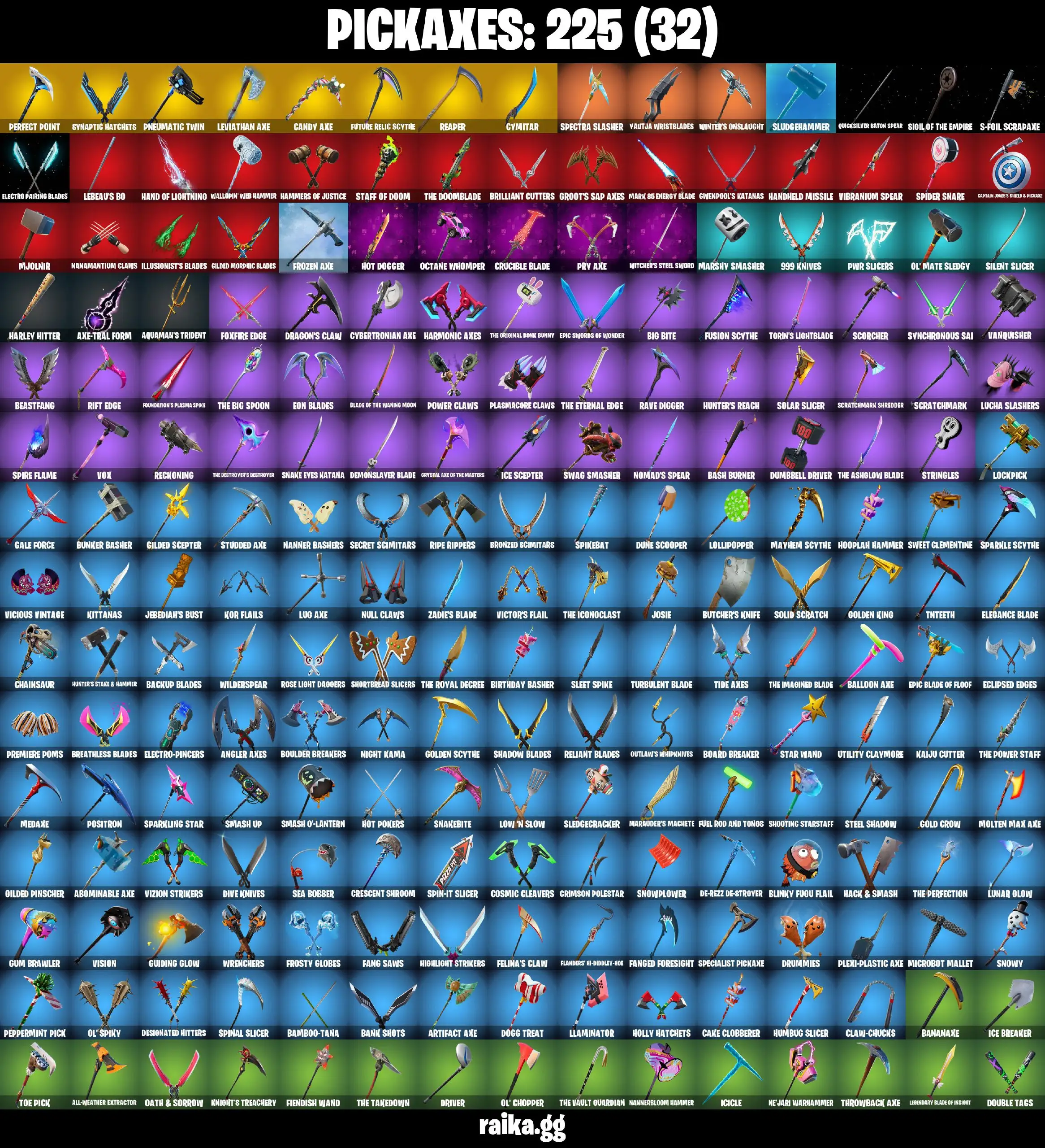 🔥 OG STACKED 🔥 ACCOUNT  202 skins Leviathan Axe |OG STW | Gold Meowscles | Gold Midas | Rogue Agent | Lara Croft | Reaper | Peely | Lynx | Drift