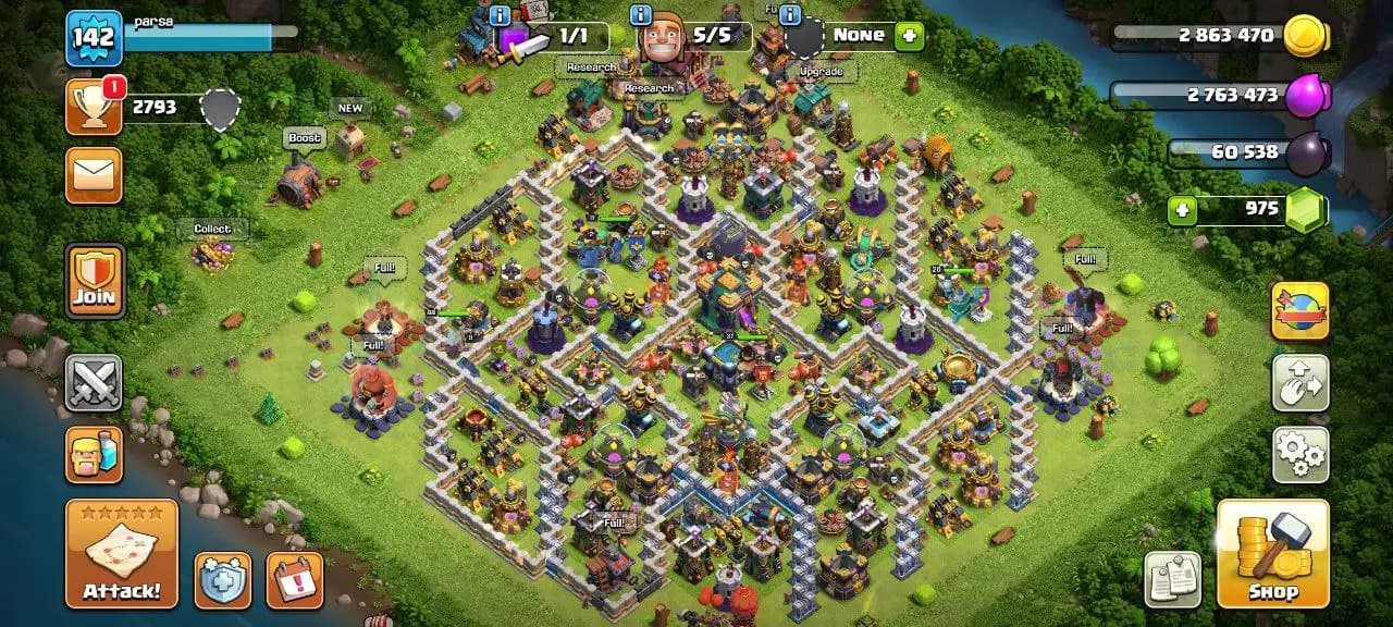 [#821] DONATION TH 14 | 37-44-40-20-11 HEROES | FREE RENAME | BEST EQUIPMENT | 7 TOTAL HEROES SKIN | INSTANT DELIVERY