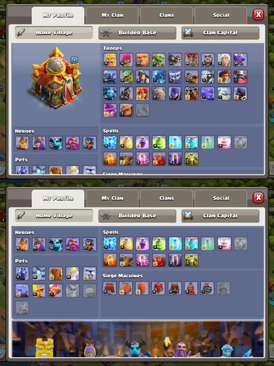 [#722] ALMOST MAX TH 16 | 82-90-61-65-37 HEROES | 1000  RENAME | NICE EQUIPMENT | INSTANT DELIVERY