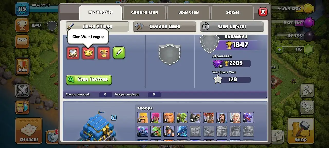 [#825] SEMI-MAX TH 12 | 53-54-30-21 HEROES | SOME MAGIC ITEMS | 500 RENAME | INSTANT DELIVERY