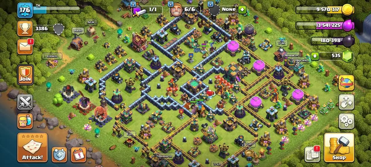 [#797] ALMOST MAX TH 14 | 73-76-40-53-23 HEROES | SOME MAGIC ITEMS | 500 RENAME | BEST EQUIPMENT | 7 TOTAL HEROES SKIN | INSTANT DELIVERY