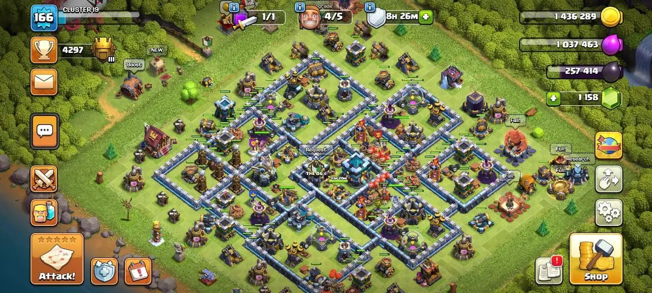 [#780] ALMOST MAX TH 13 | 56-68-35-35-9 HEROES | SOME MAGIC ITEMS | 500 RENAME | BEST EQUIPMENT | INSTANT DELIVERY