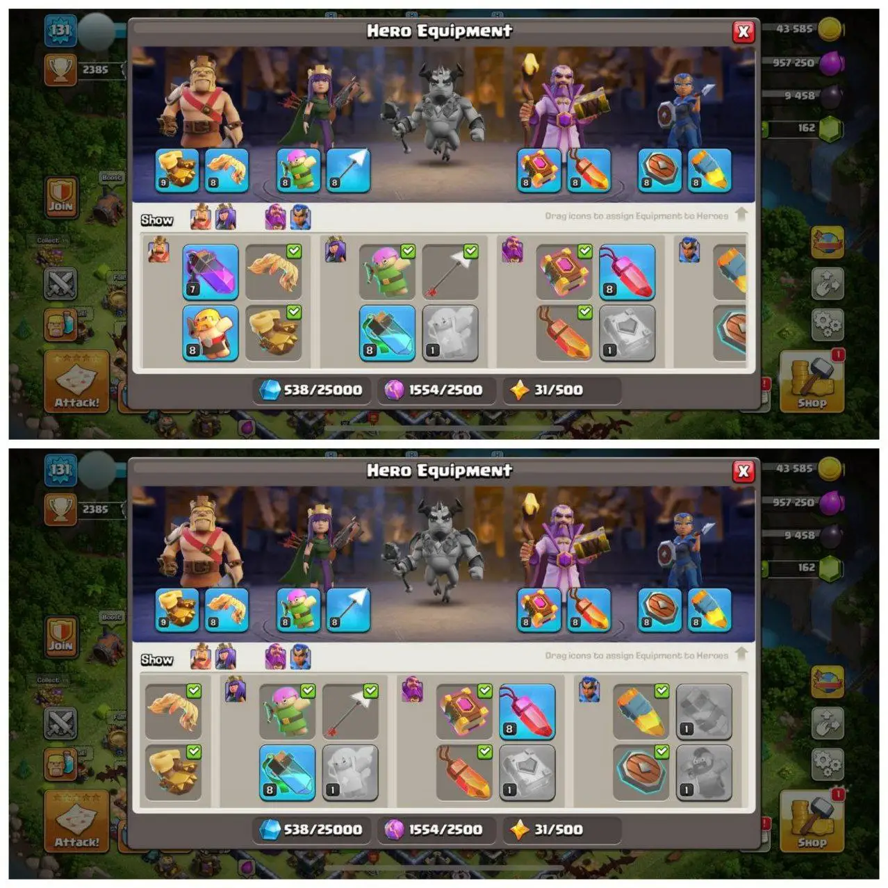 {CRAZY ACCOUNT} TH14 SEMI MAX⚡️XP-131⚡️HERO 22-23-17-12⚡️  DARK BLUE WALLS⚡️FREE NAME CHANGE⚡️MAGIC ITEMS⚡️OP LAB⚡️INSTANT DELIVERY 🚚
