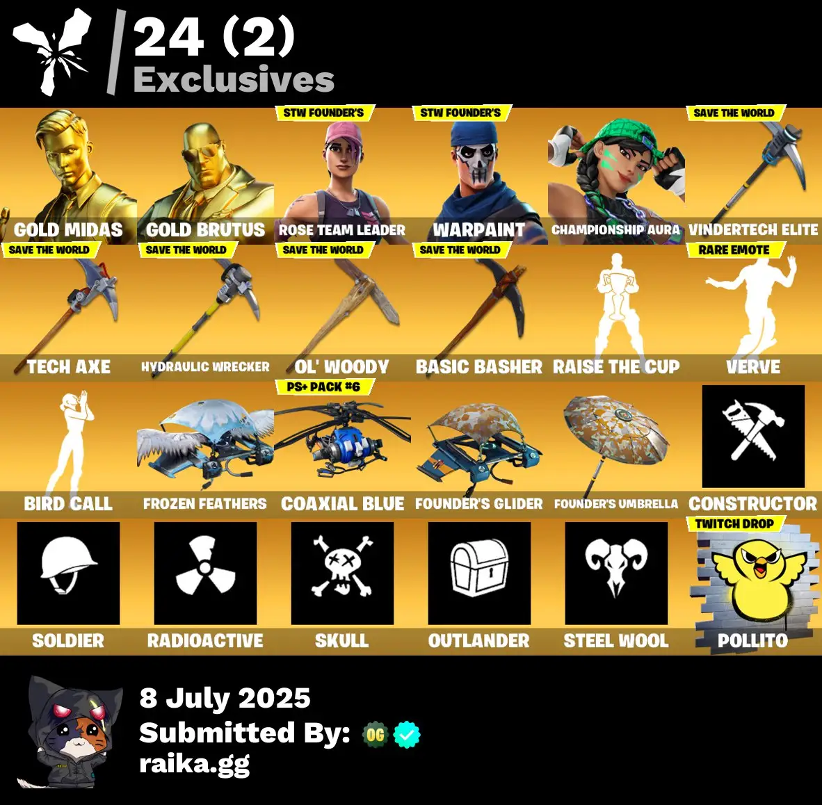 🎮 373 Skins · 75 Paid · ⚡ Mega Stacked | Darth Vader, Peter Griffin, Gwenpool, Optimus Prime & More!