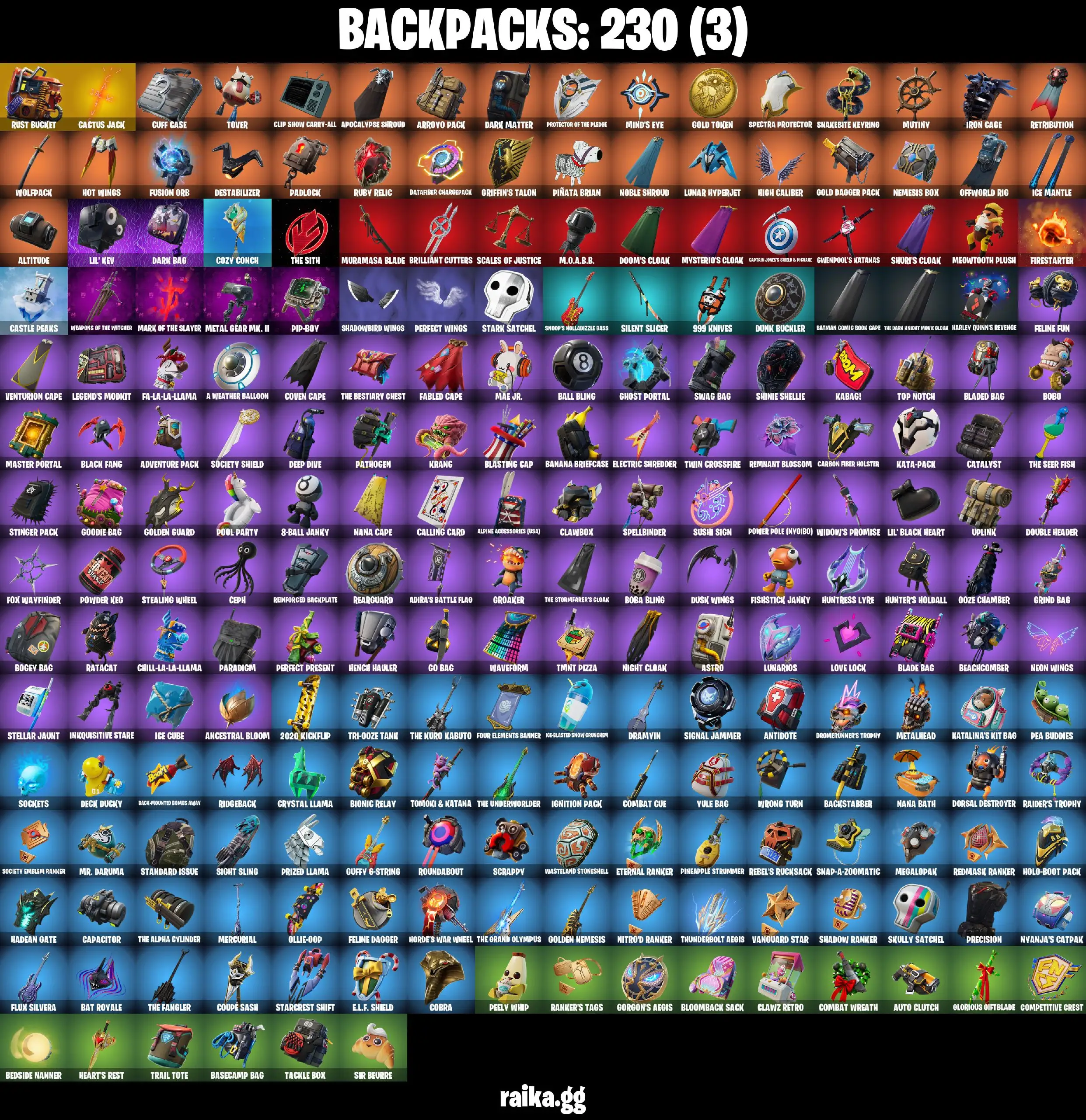 [PC/XBOX/PSN] 217 skins | Travis Scott | The Reaper | Elite Agent |  Take The L | Gold Midas | Gold Brutus | Rogue Agent | Strong Guard | 750 VB