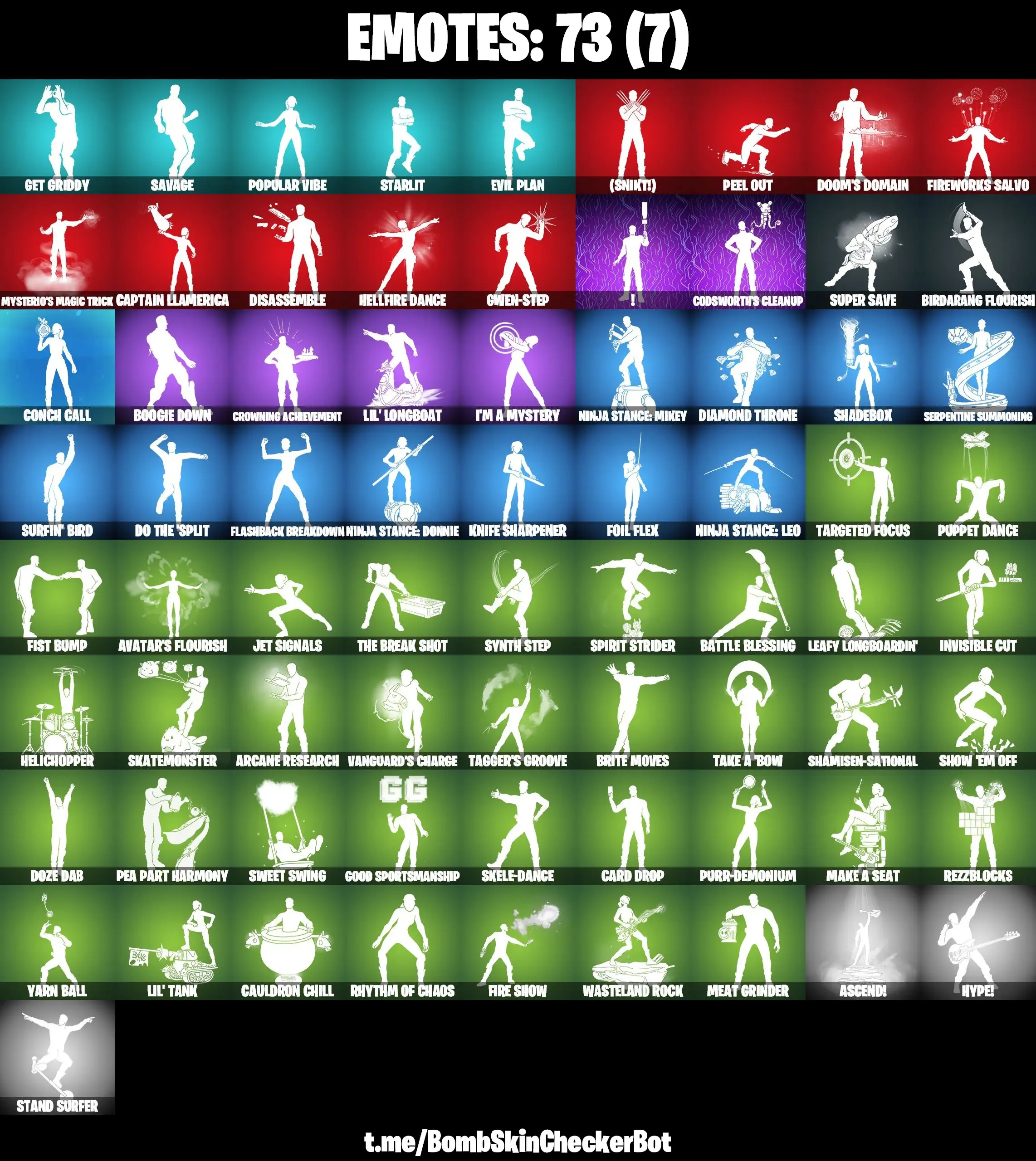 [PC/PSN] 100 skins | John Wick | Catwoman | Aerial Assault Bomber |  Omegarok | Goku Black | Renegade Rebel| AWR Trooper | +1050 VB