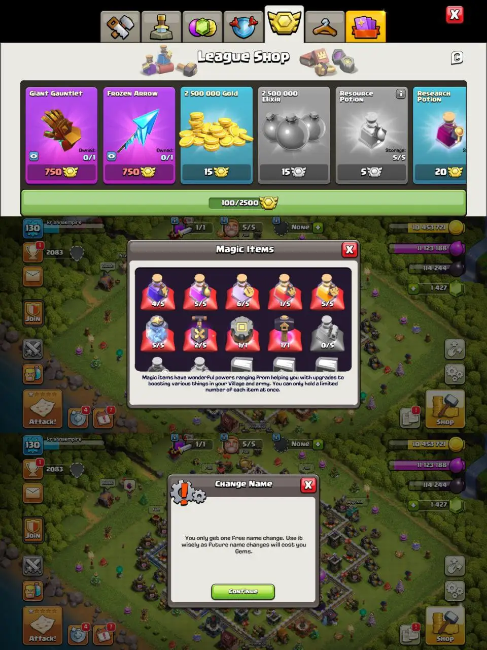 [#744] SEMI-MAX TH 12 | 50-50-22-20 HEROES | 100 CWL MEDALS | SOME MAGIC ITEMS | NICE EQUIPMENT | INSTANT DELIVERY