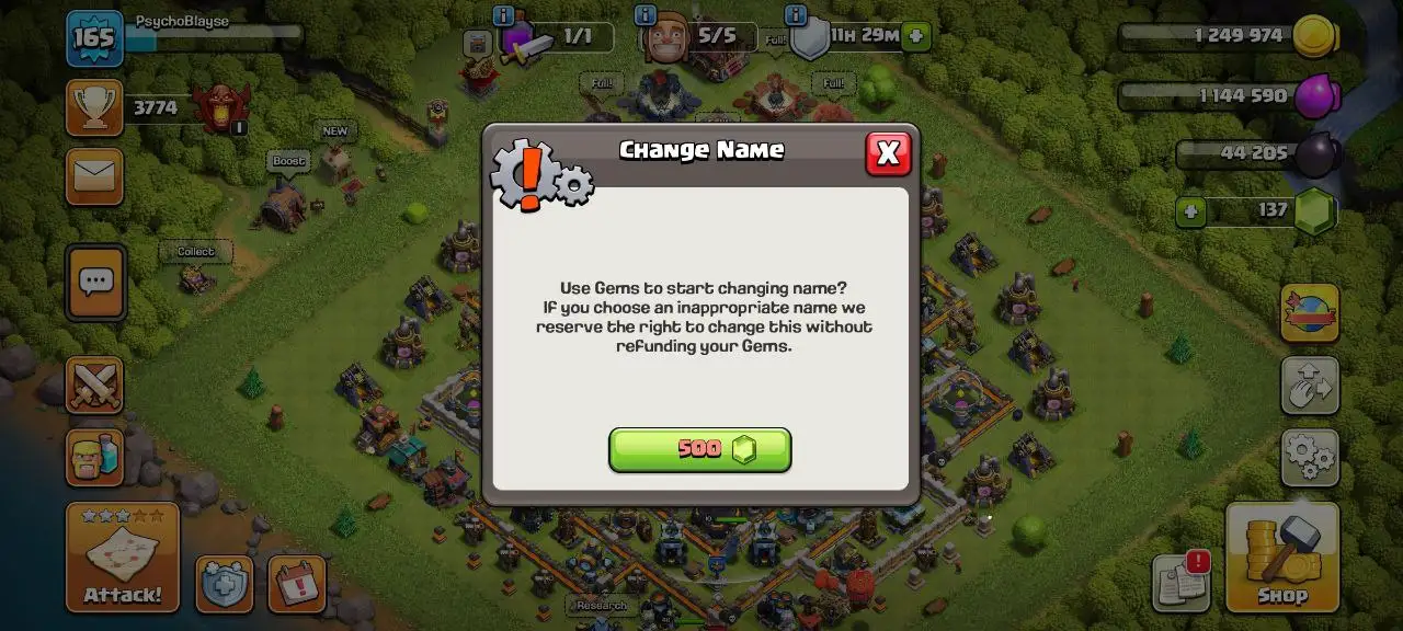  [#771] SEMI-MAX TH14 | 46-41-42-30-10 HEROES | SOME MAGIC ITEMS | 500 RENAME | INSTANT DELIVERY