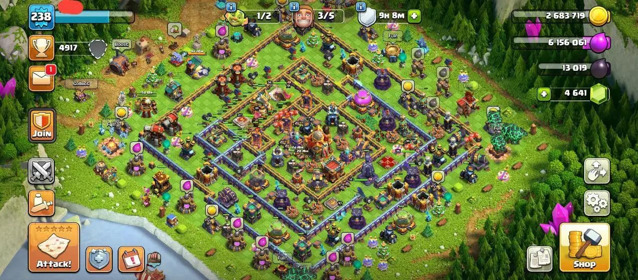 💥 TH16 ACCOUNT | 238 XP | 4641 GEMS | LOADED MAGIC ITEMS ⚡️ | HEROES 87/95/34/14 | SB-20 GG-23 FA-20 MM-7 LP-1 FB-14 RS-8 | INSTANT DELIVERY ✅