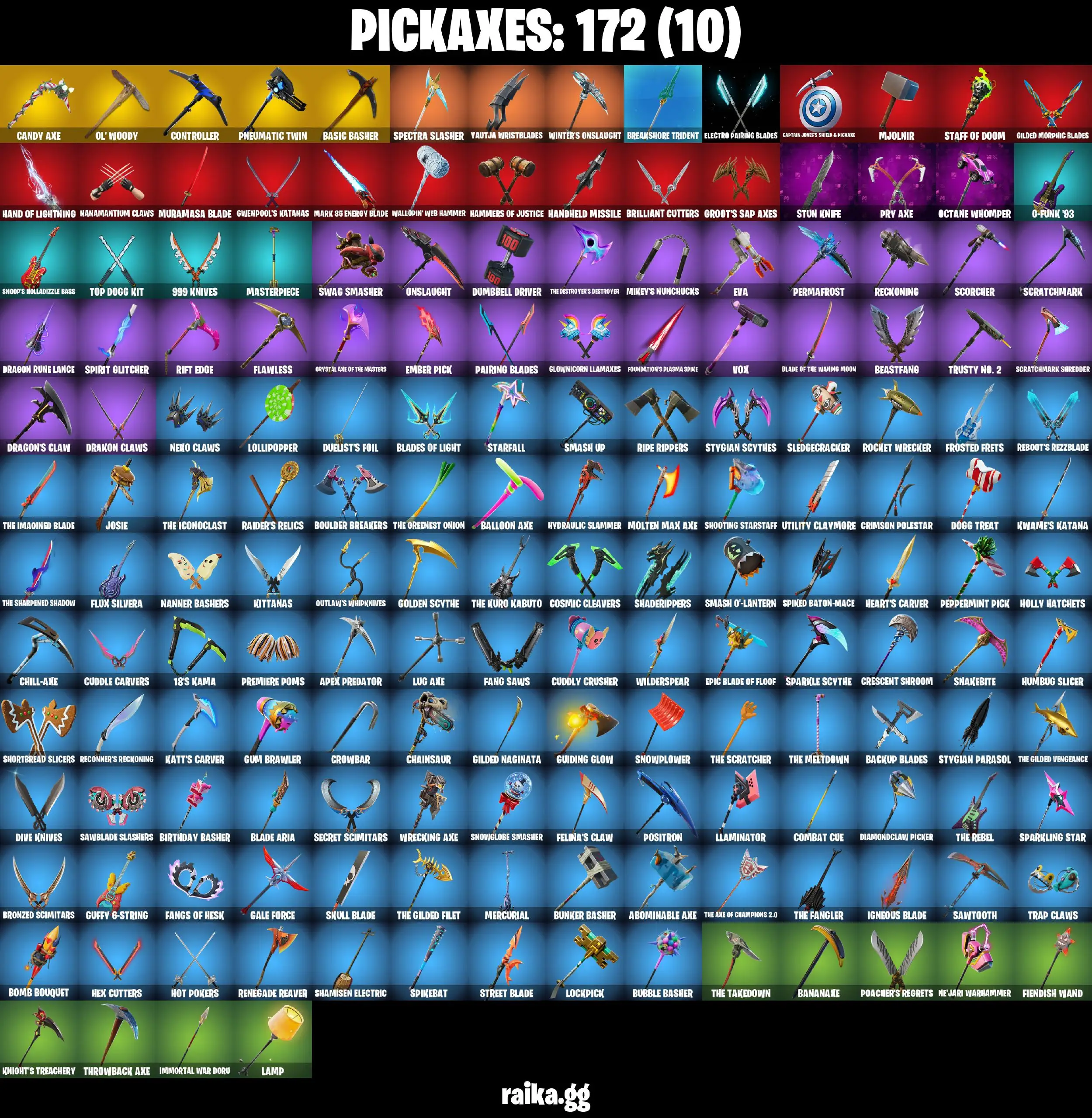 [PC/PSN/XBOX] 190 skins | The Reaper | Elite Agent | Blue Team Leader | Take The L | Subzero Cryptic | Blue Striker | Point Patroller | 1100 VB