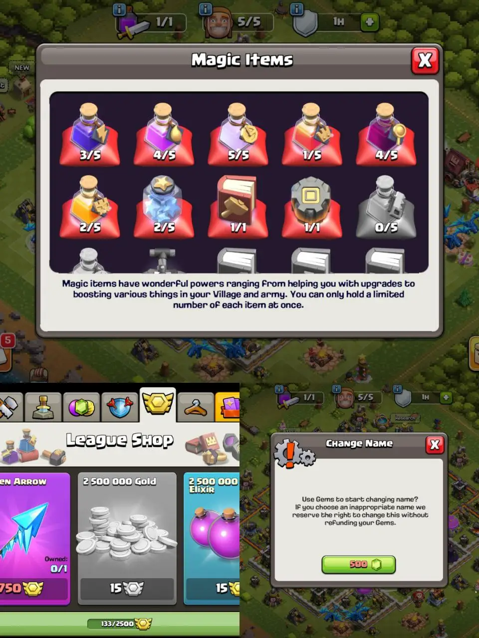 [#1403] [VP] SEMI-MAX TH 12 | 41-50-24-20 HEROES | SOME MAGIC ITEMS | 130+ CWL MEDALS | 500 RENAME | INSTANT DELIVERY