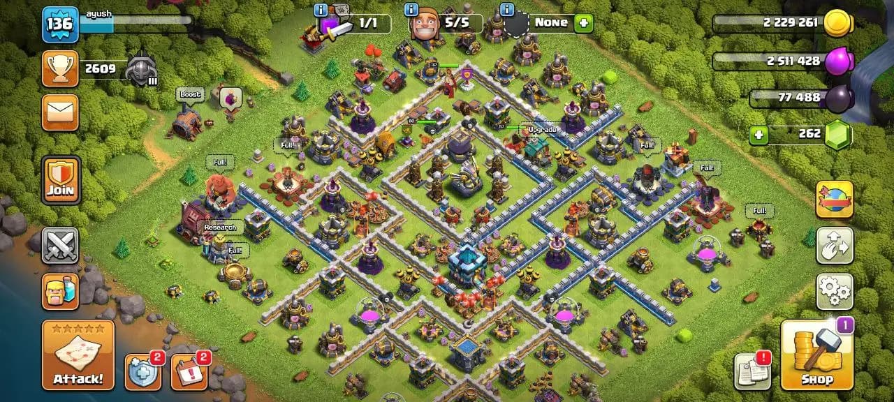 [#764] SEMI-MAX TH 13 | 57-60-40-32 HEROES | SOME MAGIC ITEMS | FREE RENAME | BEST EQUIPMENT | 4 TOTAL SKIN | INSTANT DELIVERY