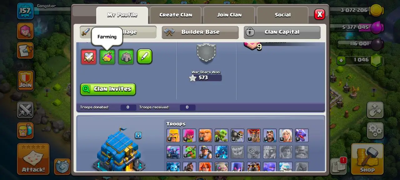 [VP] [#1517] ALMOST MAX TH 12 | 53-53-40-24 HEROES | SOME MAGIC ITEMS | 332 CWL MEDALS | 500 RENAME | INSTANT DELIVERY