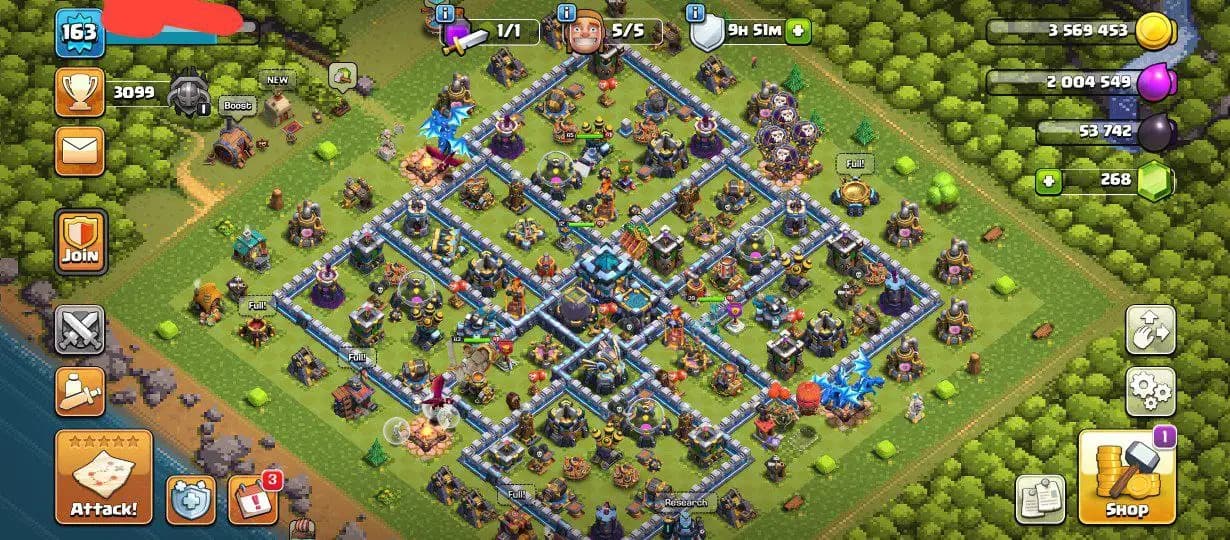 ⚡ Semi-Max TH13 🛡️ | 🌟 Legend Touched | 📖 FB-12 | 🏅 386 CWL Medals | ✏️ 500 Renames | 🦸♂️ Heroes 63/65/45/39/12 | 🚀 Instant Delivery