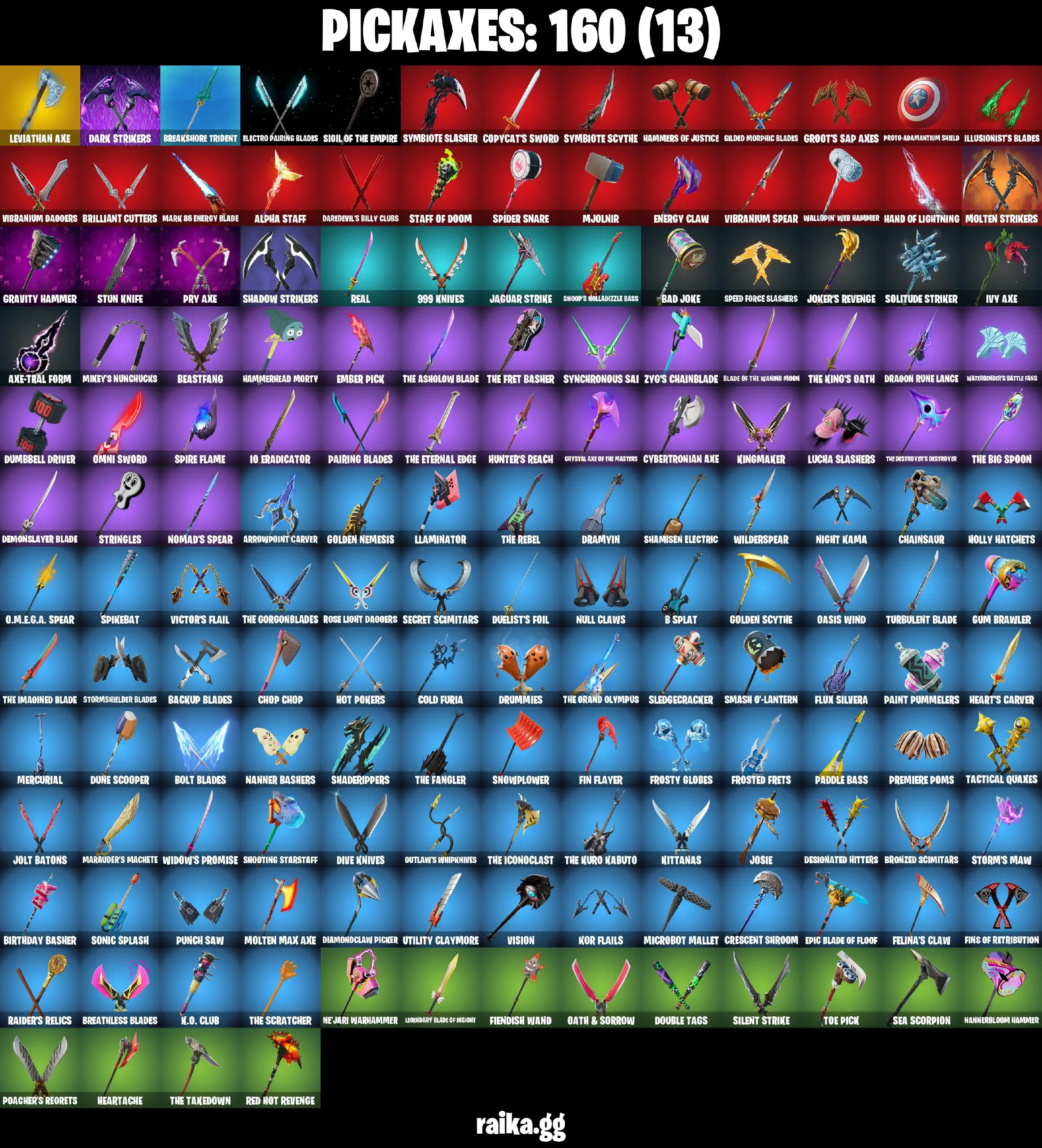 [PC/PSN] 135 skins | Leviathan Axe | Kratos | Eddie Brock | Valeria | Zeus | Snap | Raz | The Cube Queen | Menace | Backlash