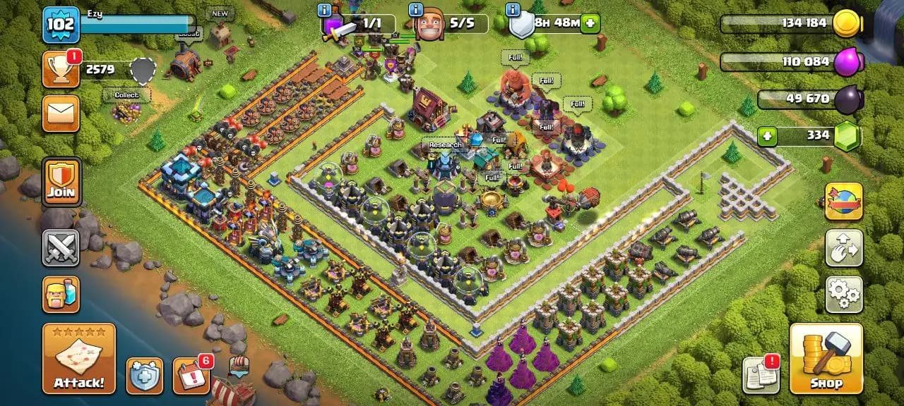 [#717] BEGINNERS TH 13 | 32-32-23-13-8 HEROES | STACKED MAGIC ITEMS | FREE RENAME | INSTANT DELIVERY