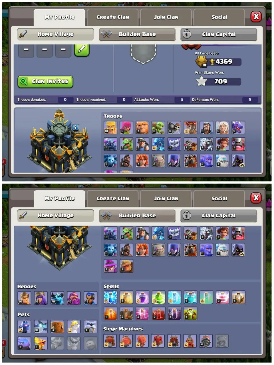 🔥 OP TH17 | HEROES 50/56/70/43/45 | EPIC EQUIPMENTS INCLUDED ⚙️ | FREE RENAME 💬 | INSTANT DELIVERY 🚀