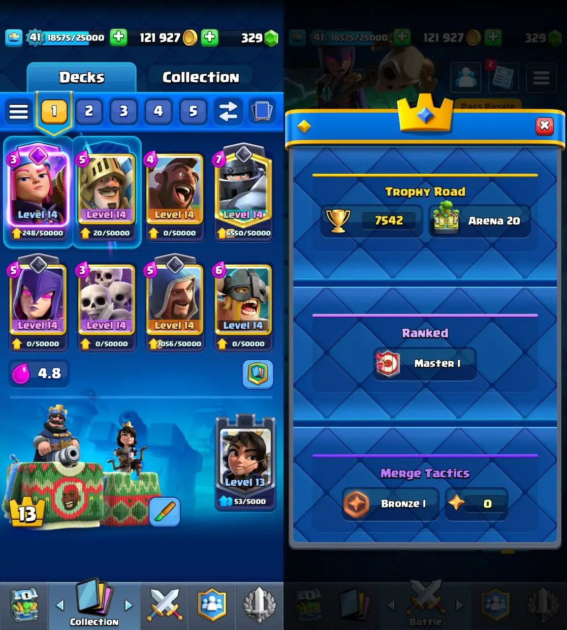 [COMBO COC AND CR] TH13 🤏DECENT👑LEV-41 / 4-YEARS OLD ACC👑2-EVO CARDS😎8- MAX CARDS❤️7542-TROPHIES🏆KT-13💫ARENA-20💥38 EMOTS🫧CHEAP👀INSTANT DELIVERY GUARANTEED🚚✅