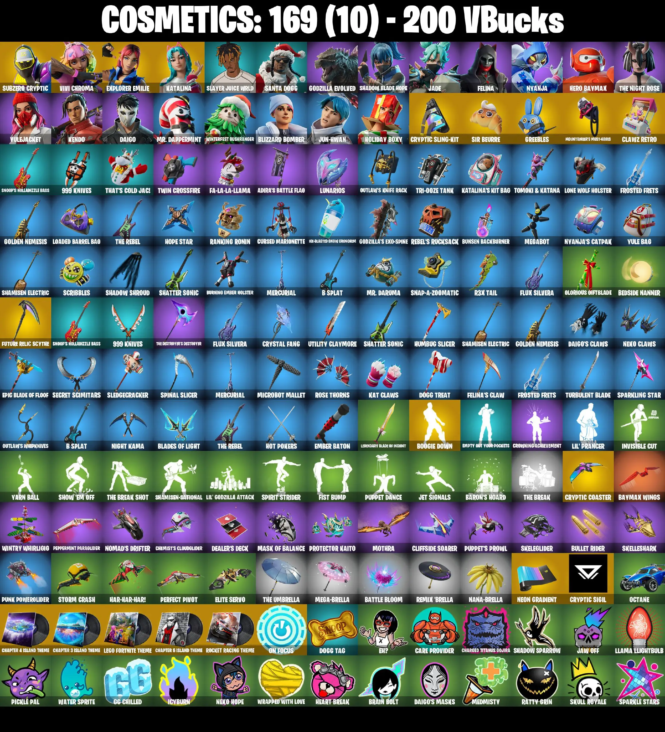 [PC/XBOX] 21 Skins | Kendo | The Night Rose | Jade | Daigo | Godzilla Evolved | Holiday Boxy | Mr. Dappermint | Katalina | Felina