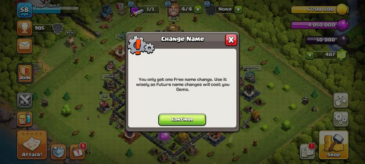 [#807]  SEMI-MAX TH 9 | 17-13-1 HEROES | SOME MAGIC ITEMS | FREE RENAME | 190 CWL MEDALS | INSTANT DELIVERY