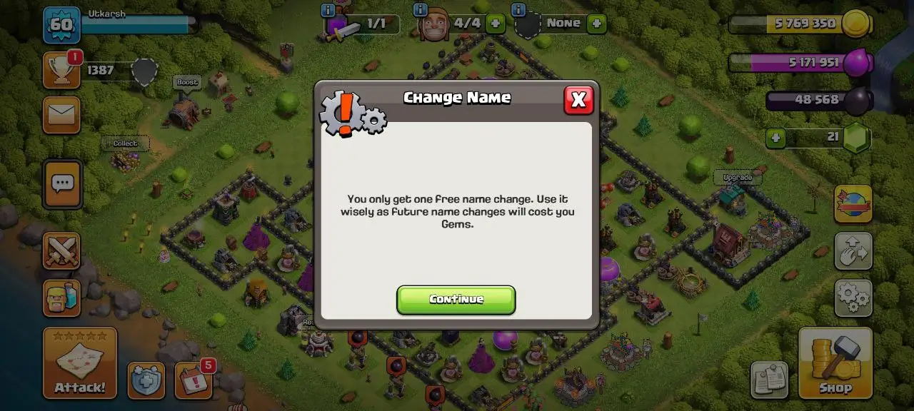 [#1308] BEGINNERS TH 11 | 18-7-12-2 HEROES | FREE RENAME | SOME MAGIC ITEMS | INSTANT DELIVERY