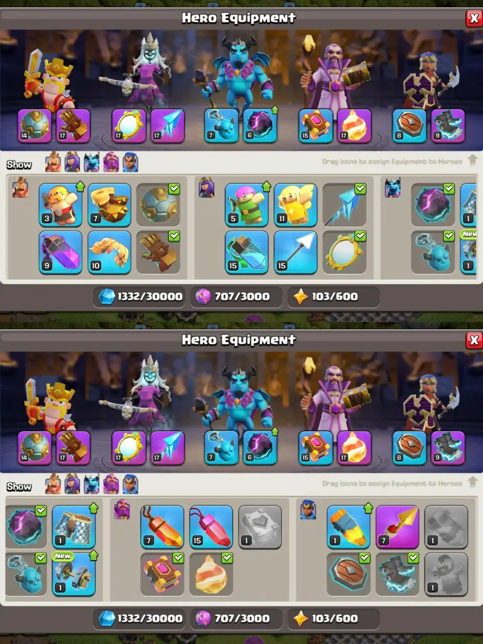 [#750] SEMI-MAX TH 13 | 55-56-41-40-14 HEROES | SOME MAGIC ITEMS | FREE RENAME | BEST EQUIPMENT | INSTANT DELIVERY