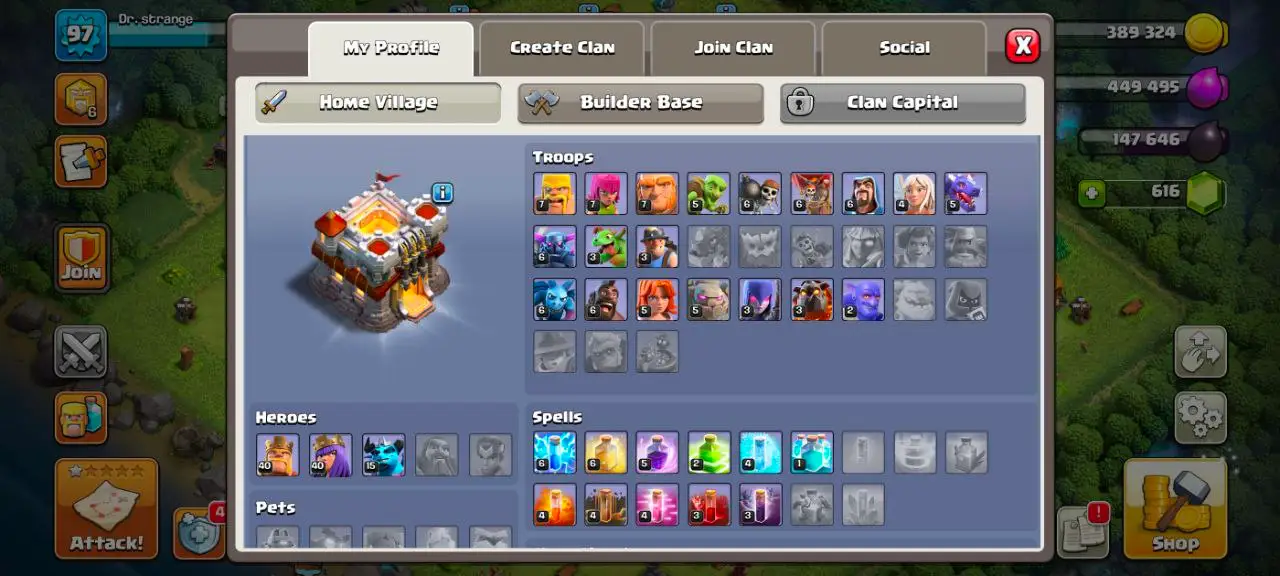 [VP] [#1526]SEMI-MAX TH 11 | 40-40-15 HEROES | STACKED MAGIC ITEMS |  500 RENAME | INSTANT DELIVERY